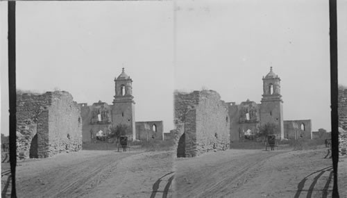 Second Mission: San Antonio, Texas. Mission San Jose, six miles southeast of San Antonio. Texas