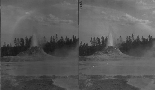 Castle Geyser and Diana's Pool, Upper Geyser Basin, Yellowstone National Park