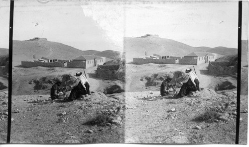 The Good Samaritan Inn on the Jericko Road. (Between Bethany and Jericho, Palestine.)