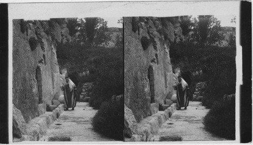 Rock-hewn Tomb in Cliff outside Jerusalem