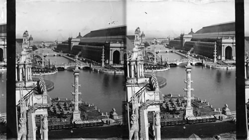 Manufacturer's Bldg. and Canals, Columbian Exposition, Chicago