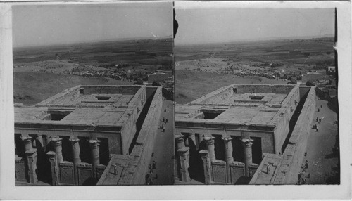 Temple of Edfu from Top of Pylon, Egypt