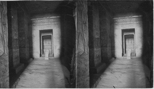 Within the Shrine before Altar of the Gods, Abu Simbel, Egypt