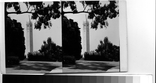 No. 5. Campanile, W. of C. University of California, Berkeley. Panchromatic Film