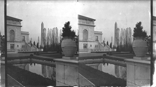 Garden in rear of Pan-American Building. Washington, D.C