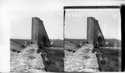 Ancient Aqueduct at Akka, Acre, Phoenicia, Palestine