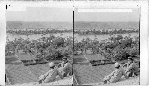 The Traditional “Garden of Eden,” looking east over the Euphrates Valley 250 miles, N.W. of Babylon, Mesopotamia