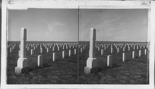 Where the Earth drank streams of Brave men's blood--Scene of the Custer Massacre, Little Big Horn. - Montana