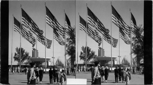 Circle of Flags, Century of Progress, 1933