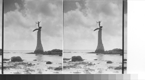 Monument to first American soldiers landing in France, St. Nazaire