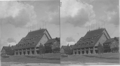 Old Faithful Inn, The Finest Log Hotel in the World, Upper Geyser Basin