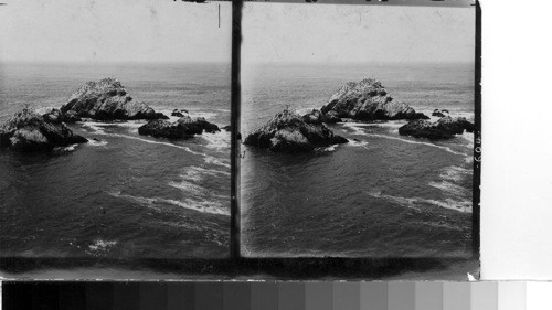 Seal Rocks and the Pacific from the Cliff House, San Francisco