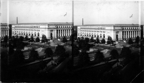 Post Office from Hotel Pennsylvania at 1st. St. and F St.. Washington, D.C