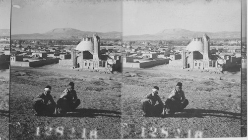 Turkish town of Konia (Paul’s Iconium), with mountains at west. Bibical Asia Minor