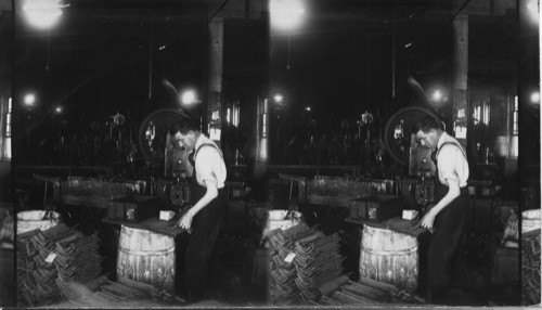 Woodworkers in the Massa Harris Plant, Ont. Canada