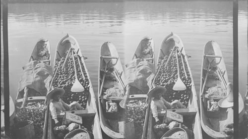 Market Boats at Tampico, Mexico