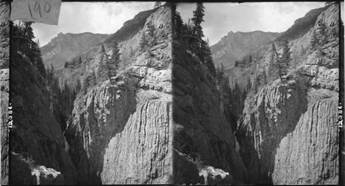 Upper Box Canon (Canyon), in the Rocky Mts. near Ouray, Colo