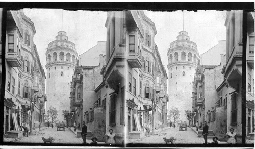 The Galata Tower. Constantinople. Turkey