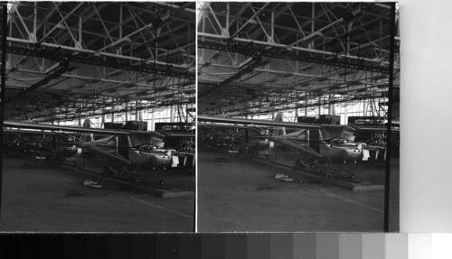 End of Assembly Line, Air Plane Factory, Wichita, Kansas