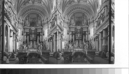 Interior of San Francisco Church, Puebla. Mexico