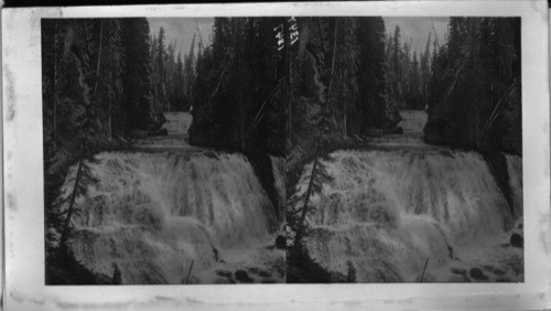 Kepplers Cascades and Canyon form Below, Yellowstone National Park