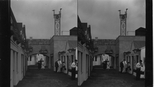 A Street Looking East in Irish Village, A Century of Progress, Chicago, Ill