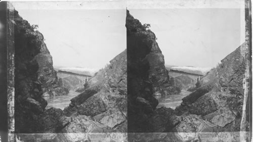 Cisco Cantilever Bridge Cisco. B.C. Can. Fraser River Canyon