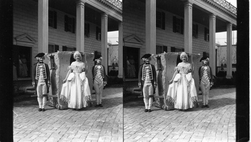 Colonial Costumes - Colonial Village, A Century of Progress, Chicago, Ill