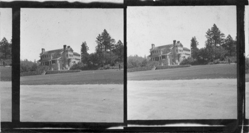 The State Game Lodge, 32 miles from Rapid City South Dakota. This was the summer White House where President & Mrs. Coolidge lived. It is owned by the State of South Dakota