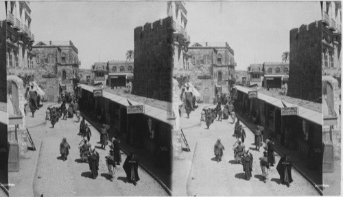 Street of David. Jerusalem, Palestine