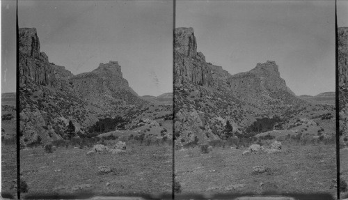 In Ten Sleep Canyon, Big Horn Mountains. Wyo. 1927