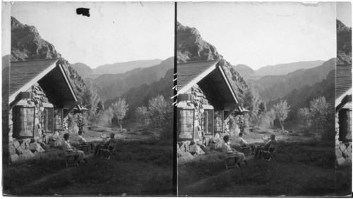 Looking south at Phantom Ranch, Arizona