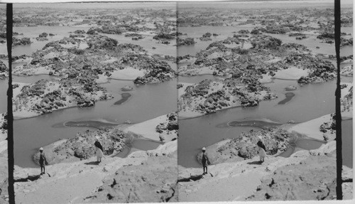 Second Cataract of the Nile, N. E. From Rocks of Abusir, Egypt