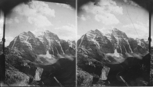 Temple Mountain from the Saddleback near Lake Louise, Alberta. Canada