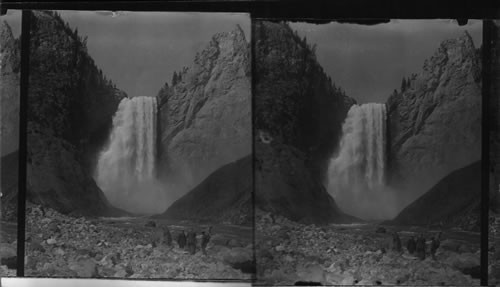 Lower Falls of the Yellowstone, Yellowstone Park, Wyo