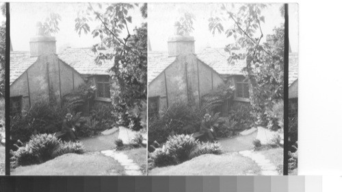 Dove Cottage, Wordsworth's home. Grasmere, England