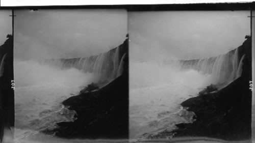 Ontario. Below the Horseshoe Falls on the Canadian side