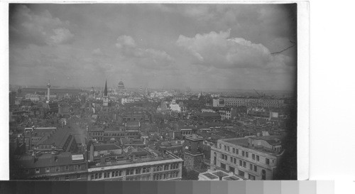 Bird's eye view of London. T1511 (KU93593), combined with KU93594) 33017