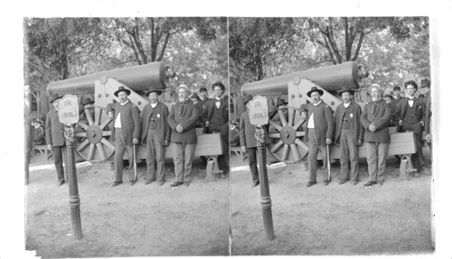 Group of officers and veterans of the Great Civil War, Soldiers Home. Dayton, Ohio