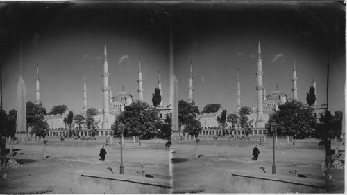 St. Sophia’s Square, Where Part of the Reactionary Leaders Where Hung. May 3, 1909, by the Victorious “Young Turks,” Constantinople, Turkey