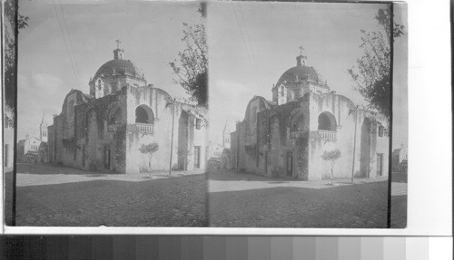 San Francisco Church and Church of Church of Virgin of Carmen, Cuernavaca. Mexico