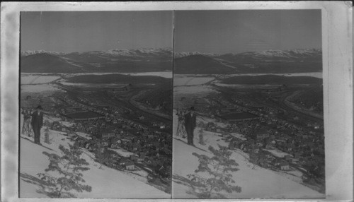 A Winter Panorama of Park City, Utah