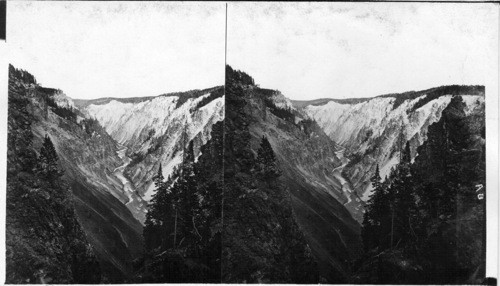 The Grandly Picturesque Canyon and River of the Yellowstone, N.E. from Near the Falls