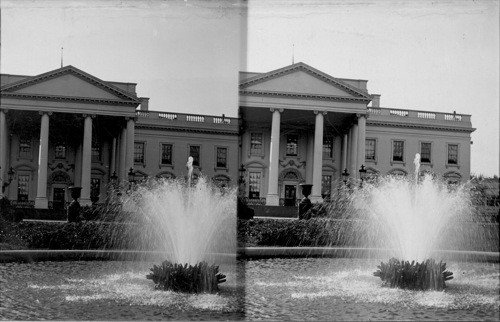 Executive Mansion and fountain, Washington D.C