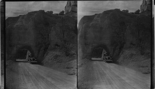 On the Red Canyon Road thru Natural Tunnel. Utah