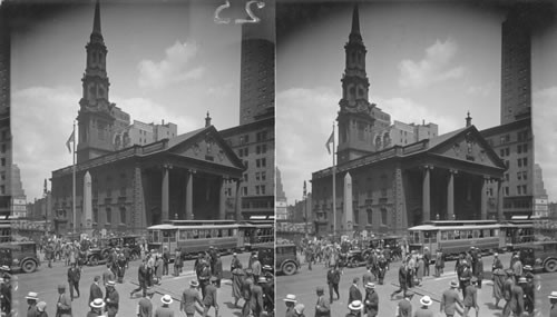 St. Paul's Church from Broadway, New York City, N.Y
