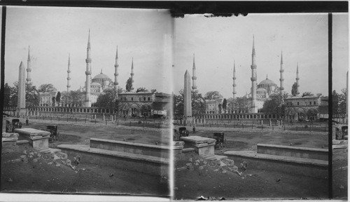 Mosque of Sultan Ahmed. Constantinople. Turkey