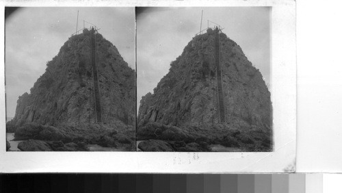 Sugar Loaf Rock on Cataline [Catalina] Island Harbor California