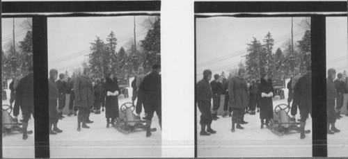 At the Mt. Van Hoevenberg Olympic Bobsled Run, Lake Placid, N.Y