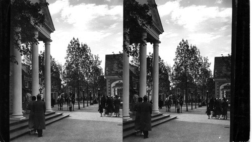 Pillars of Old North Church, Colonial Village